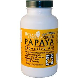 Royal Tropics Green Papaya Digestive Aid Powder - 5 Oz